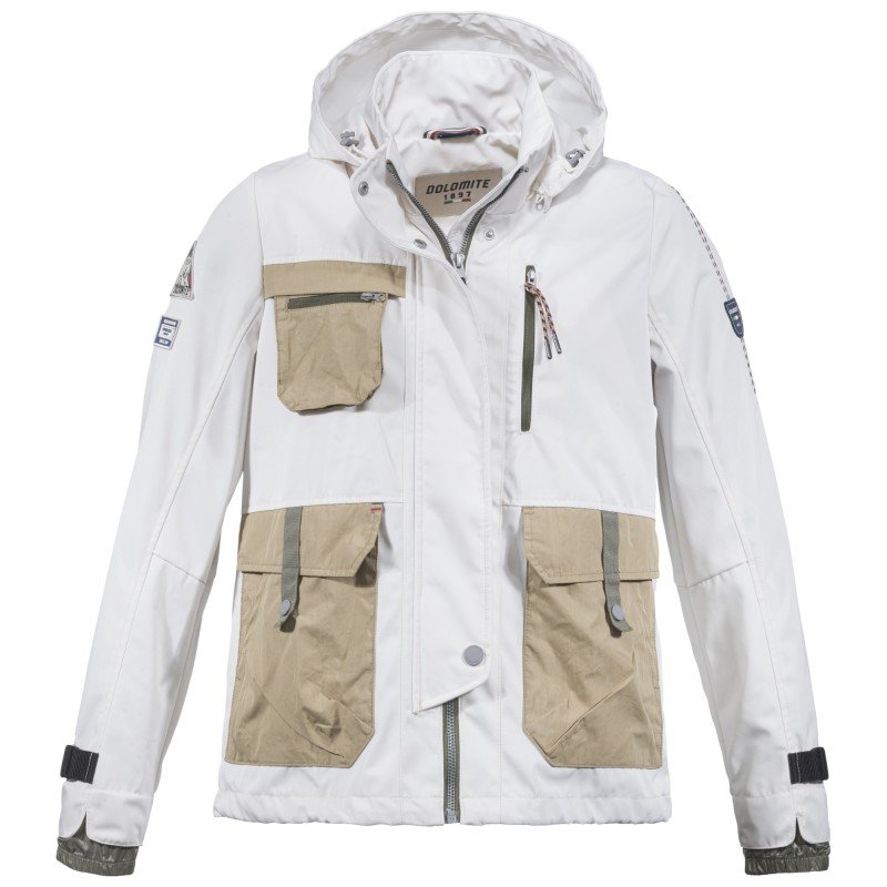 Up to 66% | Reliable Quality Dolomite 1954 Jacket White/Cord Beige) Women classic style at dolomiteoutlet.com